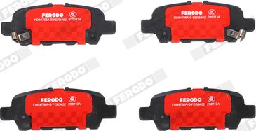 Ferodo FDB4756A-S - Bremžu uzliku kompl., Disku bremzes www.autospares.lv