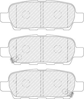 Ferodo FDB4756 - Brake Pad Set, disc brake www.autospares.lv