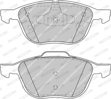 Ferodo FDB4709-D - Bremžu uzliku kompl., Disku bremzes www.autospares.lv