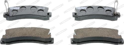 Ferodo FDB478 - Brake Pad Set, disc brake www.autospares.lv