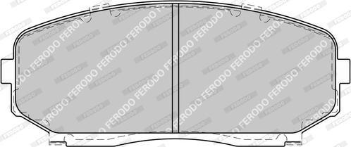 Ferodo FDB4731-D - Тормозные колодки, дисковые, комплект www.autospares.lv