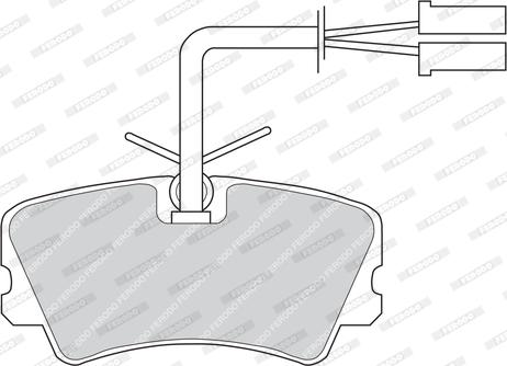 Ferodo FDB546 - Bremžu uzliku kompl., Disku bremzes www.autospares.lv