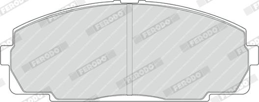 Ferodo FDB554 - Bremžu uzliku kompl., Disku bremzes www.autospares.lv