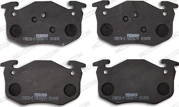 Ferodo FDB558D - Brake Pad Set, disc brake www.autospares.lv