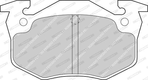 Ferodo FDB558D - Тормозные колодки, дисковые, комплект www.autospares.lv