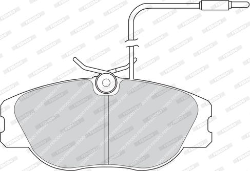 Ferodo FDB565 - Brake Pad Set, disc brake www.autospares.lv