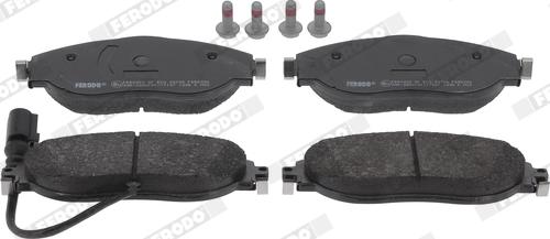 Ferodo FDB5096 - Brake Pad Set, disc brake www.autospares.lv