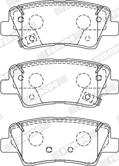 Ferodo FDB5041 - Brake Pad Set, disc brake www.autospares.lv