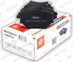 Ferodo FDB5077-D - Bremžu uzliku kompl., Disku bremzes www.autospares.lv