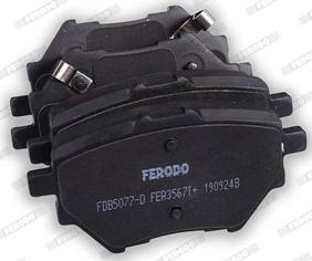 Ferodo FDB5077-D - Bremžu uzliku kompl., Disku bremzes www.autospares.lv