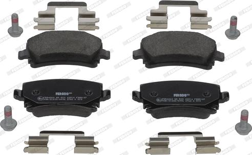 Ferodo FDB5107 - Brake Pad Set, disc brake www.autospares.lv