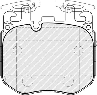 Ferodo FDB5173 - Bremžu uzliku kompl., Disku bremzes www.autospares.lv