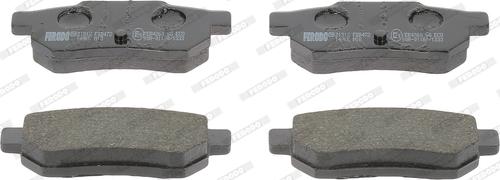 Ferodo FDB585 - Brake Pad Set, disc brake www.autospares.lv