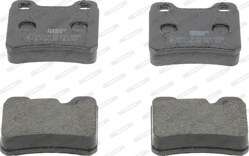 Ferodo FDB586 - Brake Pad Set, disc brake www.autospares.lv