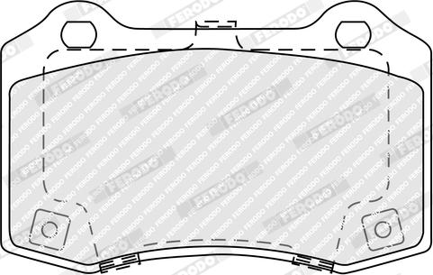 Ferodo FDB5359 - Bremžu uzliku kompl., Disku bremzes www.autospares.lv