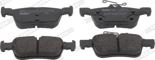 Ferodo FDB5355 - Brake Pad Set, disc brake www.autospares.lv