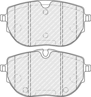 Ferodo FDB5350 - Bremžu uzliku kompl., Disku bremzes www.autospares.lv