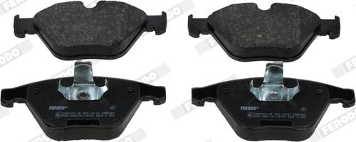 Ferodo FDB5352 - Brake Pad Set, disc brake www.autospares.lv