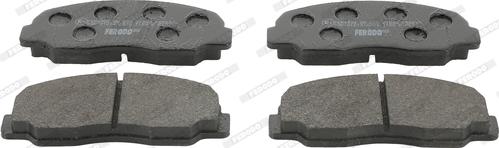 Ferodo FDB532 - Brake Pad Set, disc brake www.autospares.lv