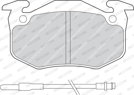 Ferodo FDB537 - Bremžu uzliku kompl., Disku bremzes www.autospares.lv