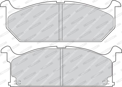 Ferodo FDB528 - Brake Pad Set, disc brake www.autospares.lv