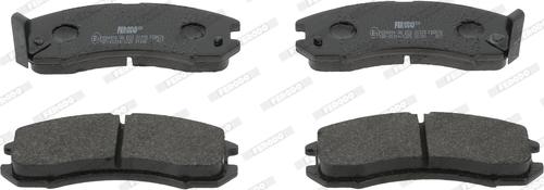 Ferodo FDB576 - Brake Pad Set, disc brake www.autospares.lv