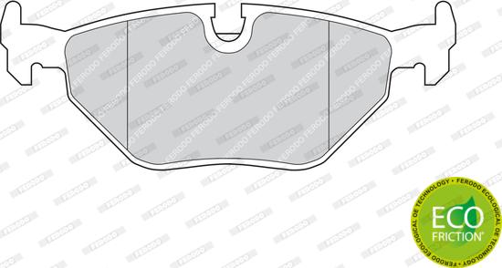 Ferodo FDB578 - Brake Pad Set, disc brake www.autospares.lv