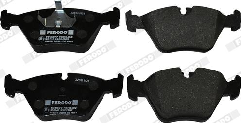 Ferodo FDB577 - Brake Pad Set, disc brake www.autospares.lv