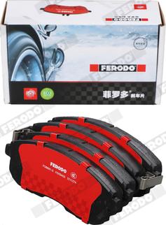 Ferodo FDB691-S - Bremžu uzliku kompl., Disku bremzes www.autospares.lv