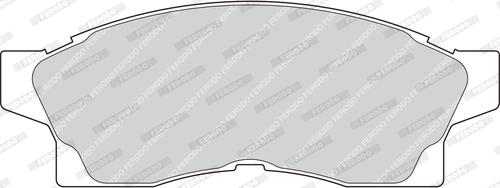 Ferodo FDB649 - Brake Pad Set, disc brake www.autospares.lv