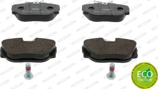 Ferodo FDB660 - Brake Pad Set, disc brake www.autospares.lv