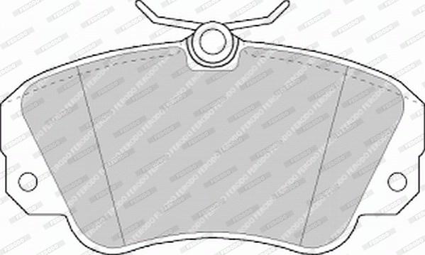 Ferodo FDB686B - Brake Pad Set, disc brake www.autospares.lv