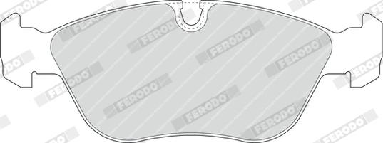 Ferodo FDB681 - Bremžu uzliku kompl., Disku bremzes www.autospares.lv