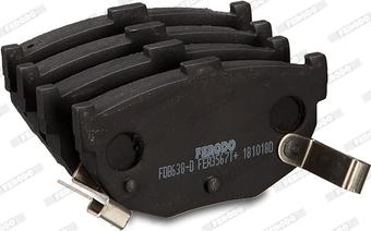 Ferodo FDB638-D - Brake Pad Set, disc brake www.autospares.lv