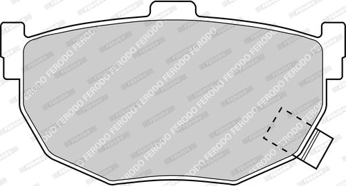 Ferodo FDB638-D - Brake Pad Set, disc brake www.autospares.lv