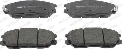 Ferodo FDB1999 - Тормозные колодки, дисковые, комплект www.autospares.lv