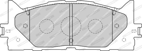 Ferodo FDB1991-D - Bremžu uzliku kompl., Disku bremzes www.autospares.lv