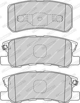 Ferodo FDB1992-D - Brake Pad Set, disc brake www.autospares.lv