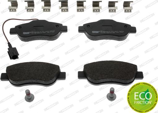 Ferodo FDB1945 - Brake Pad Set, disc brake www.autospares.lv