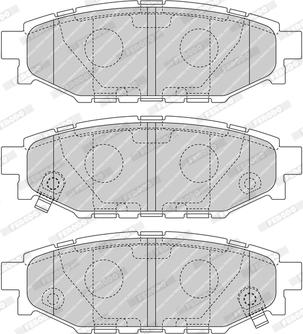 Ferodo FDB1947-D - Brake Pad Set, disc brake www.autospares.lv