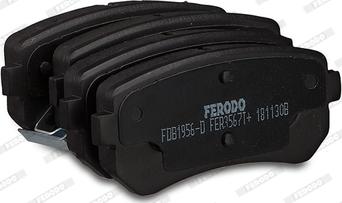 Ferodo FDB1956-D - Bremžu uzliku kompl., Disku bremzes www.autospares.lv