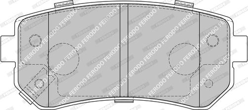 Ferodo FDB1956-D - Тормозные колодки, дисковые, комплект www.autospares.lv