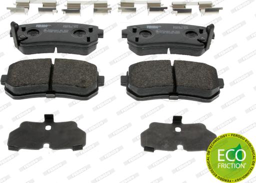 Ferodo FDB1956 - Brake Pad Set, disc brake www.autospares.lv