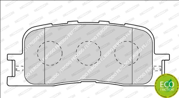 Ferodo FDB1909 - Bremžu uzliku kompl., Disku bremzes www.autospares.lv