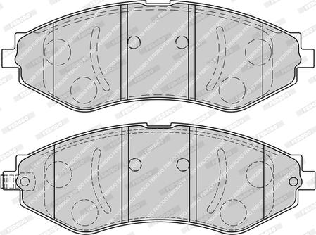 Ferodo FDB1905-D - Bremžu uzliku kompl., Disku bremzes www.autospares.lv