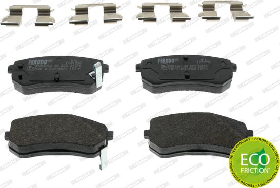 Ferodo FDB1902 - Brake Pad Set, disc brake www.autospares.lv