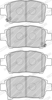 Ferodo FDB1985-D - Brake Pad Set, disc brake www.autospares.lv