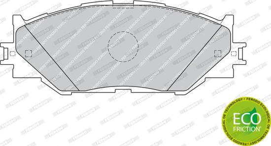 Ferodo FDB1936 - Bremžu uzliku kompl., Disku bremzes www.autospares.lv