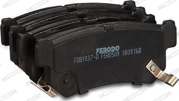 Ferodo FDB1937-D - Bremžu uzliku kompl., Disku bremzes www.autospares.lv