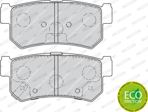 Ferodo FDB1937 - Тормозные колодки, дисковые, комплект www.autospares.lv